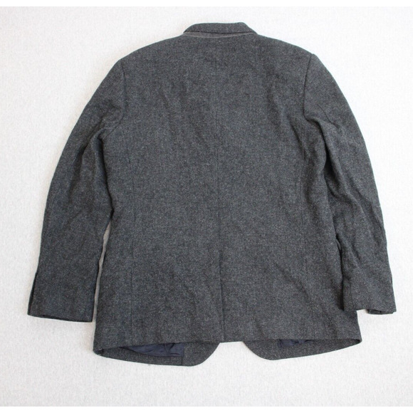 J. Crew Ludlow Blazer Jacket Mens 40R Gray Long Sleeve 2 Button Wool - Picture 2 of 7